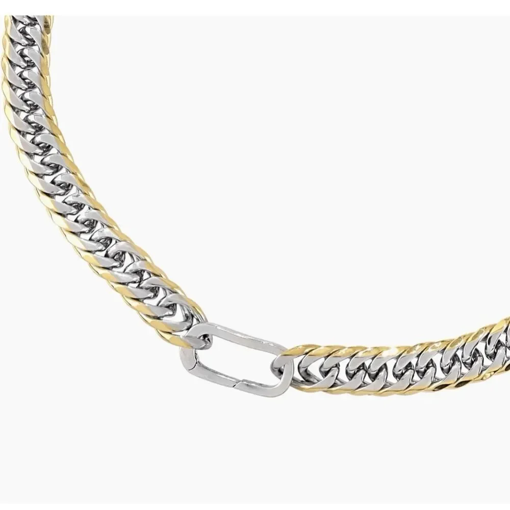 Artizan Joyeria “Just Click” Two Tone Necklace